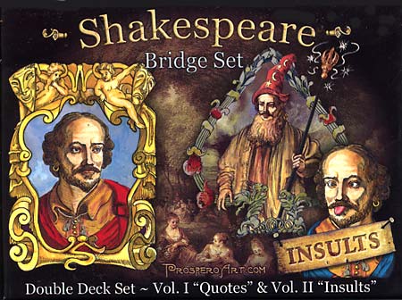 Shakespeare Playing Cards by Prospero Art