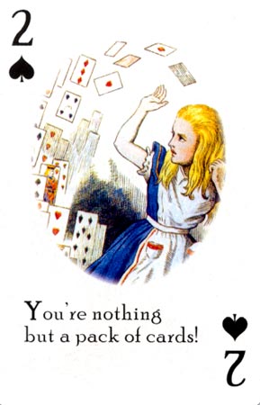 Alice in Wonderland Playing Cards 