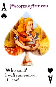 Alice in Wonderland Playing Cards 