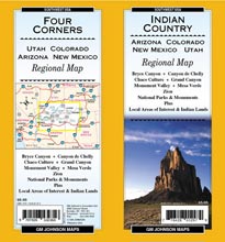 Indian Country Regional Map: Arizona, Colorado, New Mexico, Utah