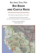 Bay Area Trail Map: Big Basin and Castle Rock, 3rd Edition