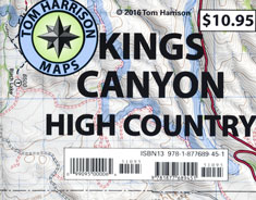 Kings Canyon High Country Trail Map