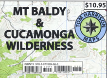 Mt. Baldy & Cucamonga Wilderness Trail Map