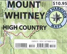 Mt. Whitney High Country Trail Map
