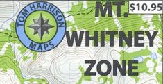 Mt. Whitney Zone Trail Map