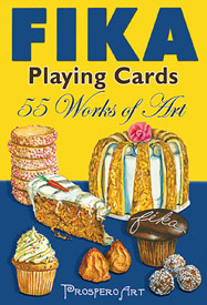 Fika/Swedish Pastries Playing Cards